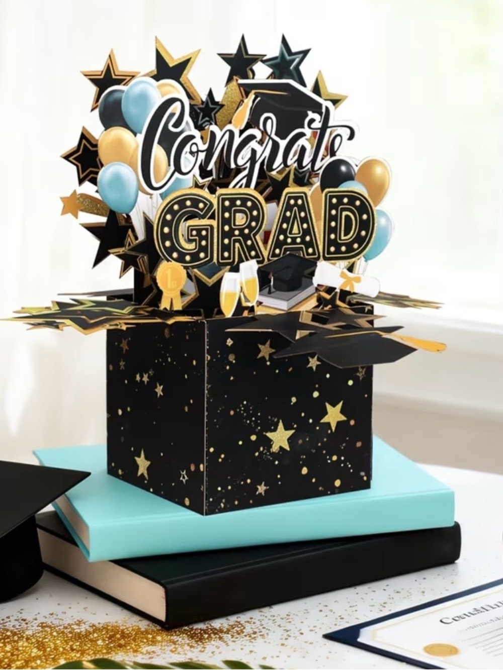 Congrats Grad Pop-Up Card